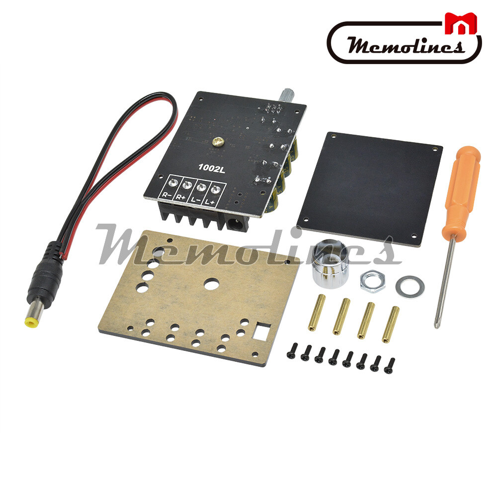 2x100W Mini 5.0 Bluetooth High Power TPA3116 Amplifier Board Adjustable Button