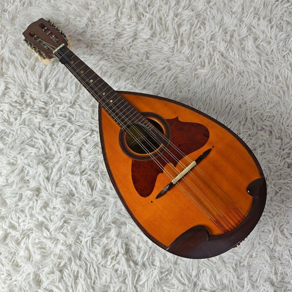 [With case] 1968 SUZUKI Mandolin No.230 8 strings