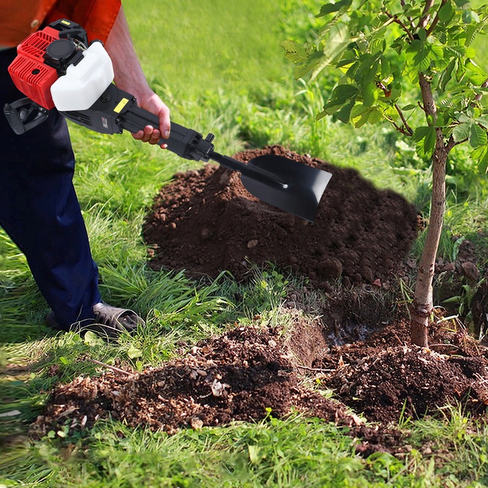 52CC 2Stroke Handheld Trencher Digger Machine Garden Tree Digger Digging Machine