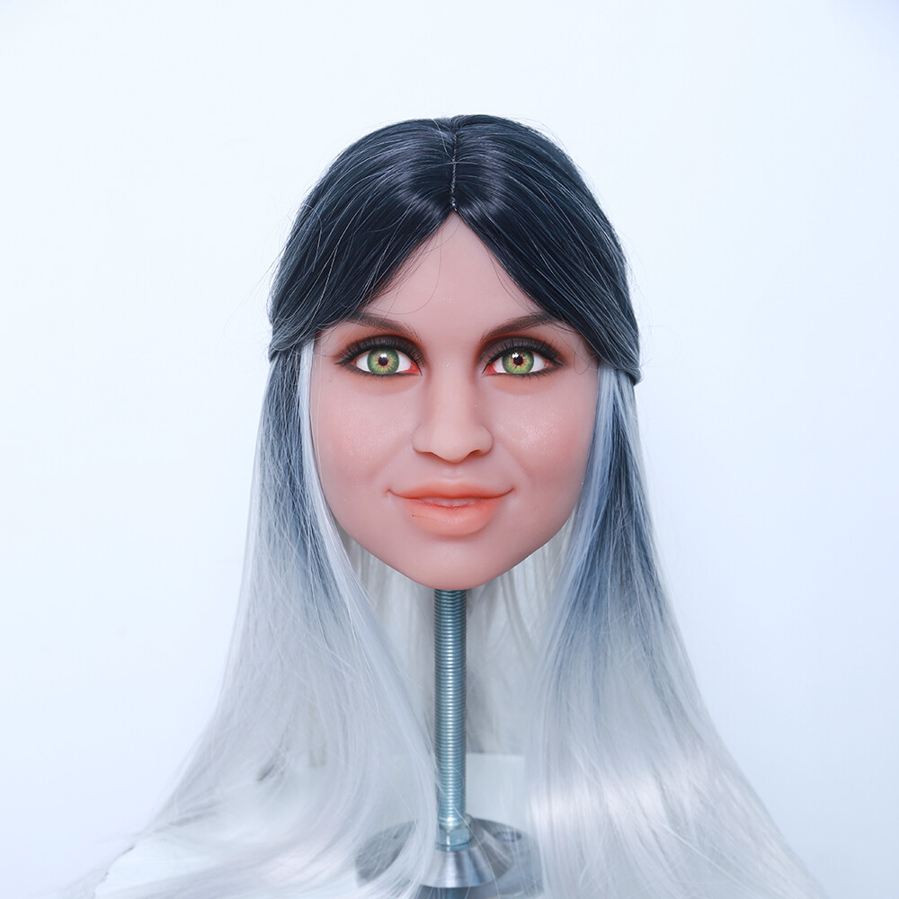 (OnlyHead)Realistic TPE Sex D-oll Head Adult Love Toys Heads for Man Sex Toys