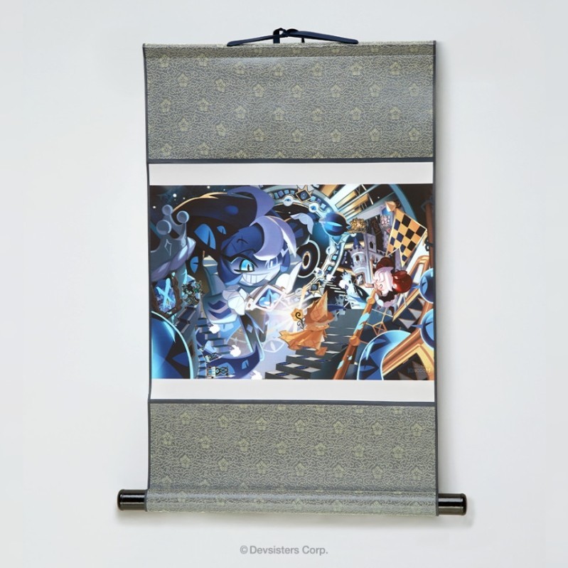 Cookie Run Kingdom Authentic Art Collaboration Silk Scroll Poster