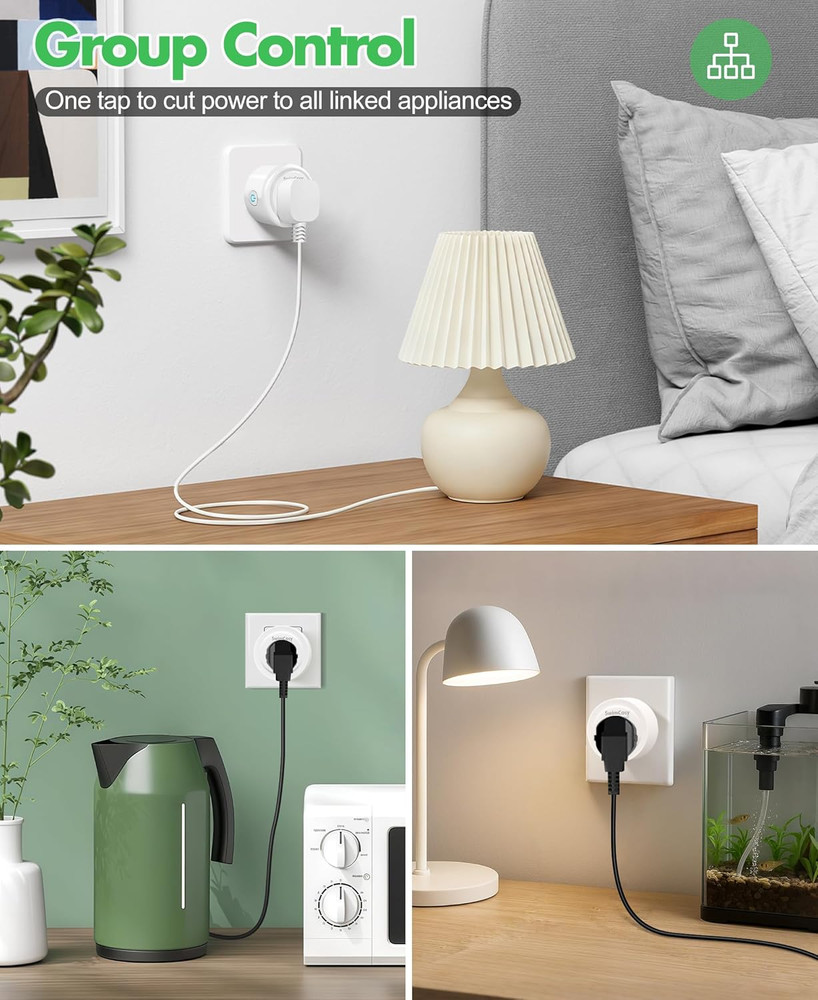 🔌 Mini Smart WiFi Plug | Alexa Google | Timer & Remote Control