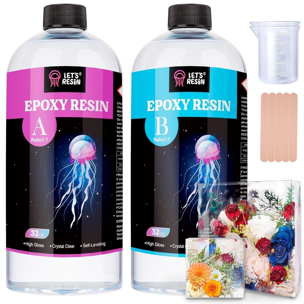 Ultra-Clear Epoxy Resin - Bubble Free Formula