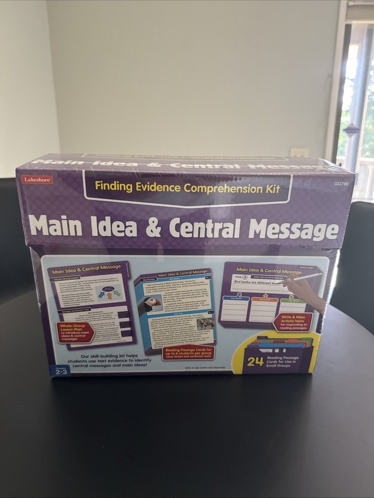 Lakeshore Finding Evidence Comprehension Kit"Main ideaCentral Message Grades 4-5