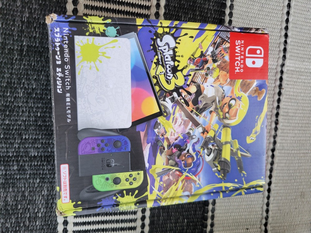 Nintendo Switch OLED Splatoon 3 Edition NEW NO CONSOLE