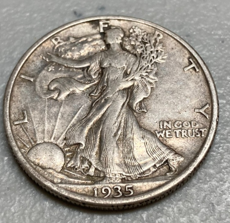 1935 Walking Liberty Silver 50¢ #11