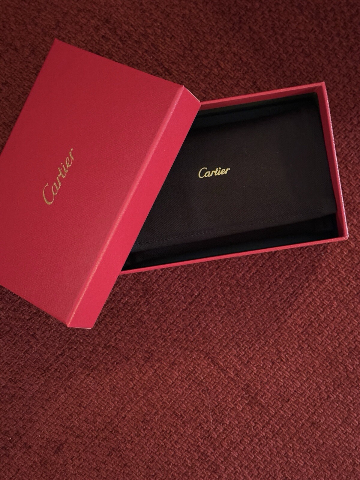 Cartier Black Calfskin Cardholder - New in Box | Collectible Promotion AD Gift