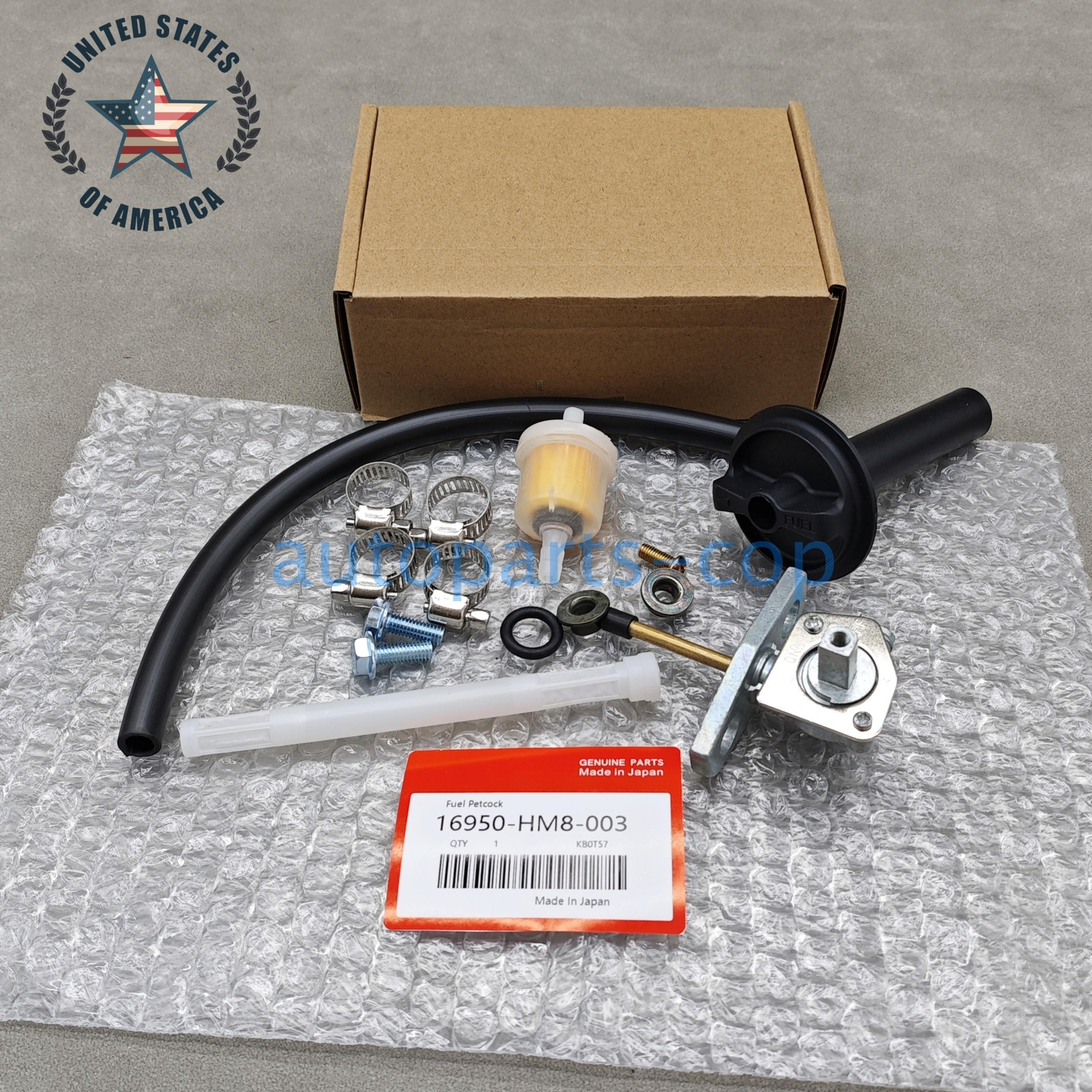 OEM Fuel Valve Petcock Shut Off Tank Switch Kit Fits For Honda Rancher 350 US