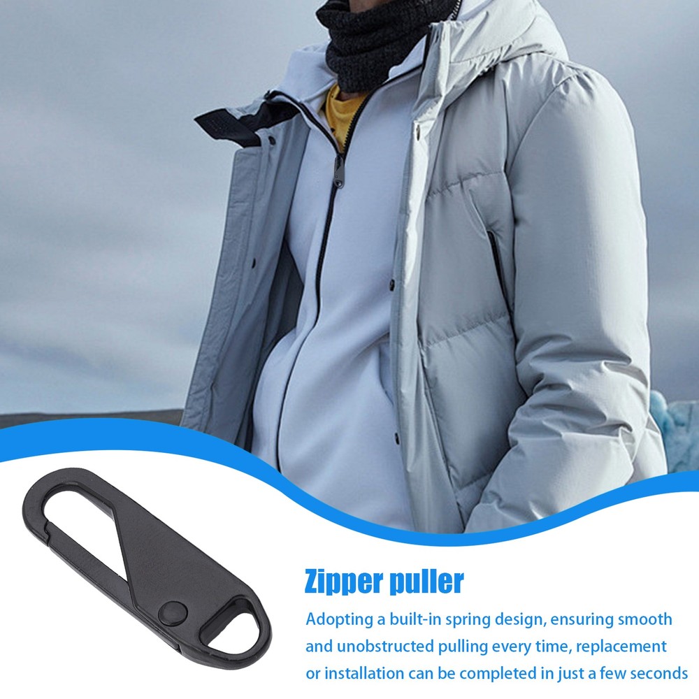 5X Luggage Replacement Zipper Pulls Replacement Sliders Zipper Extender