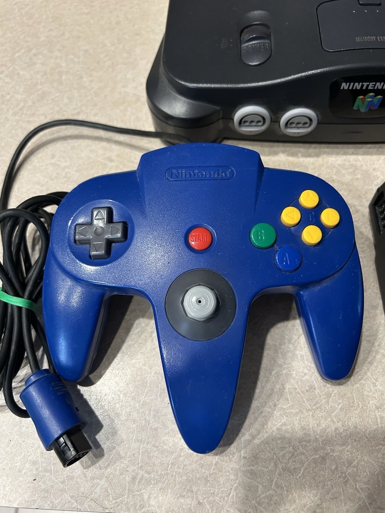 Nintendo 64 Game Console And Controller