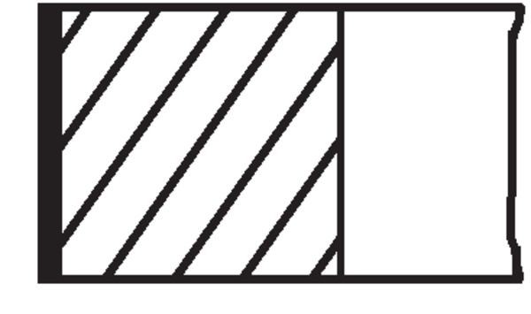 For Mahle 028 RS 00135 0N0 PISTON RING KIT
