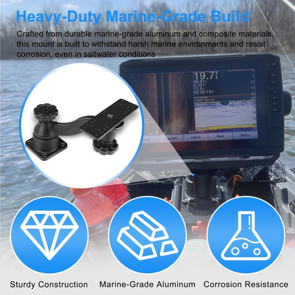 Replace RAM-109HU Horizontal 6" Swing Arm Mount for Fishfinders & Chartplotters