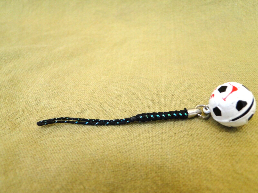 Soccer Ball Charm Bell Strap