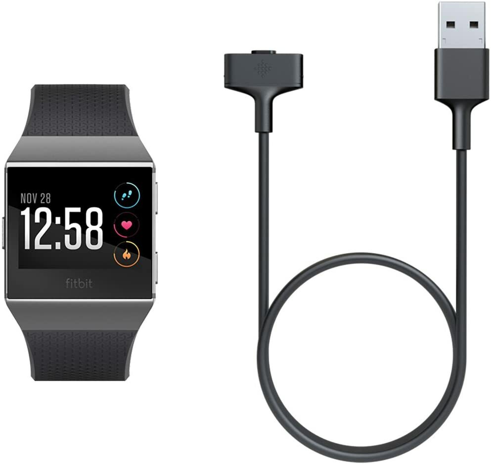 USB Charging Cable Charger Adapter For Fitbit Ionic 3.05 ft(930mm)