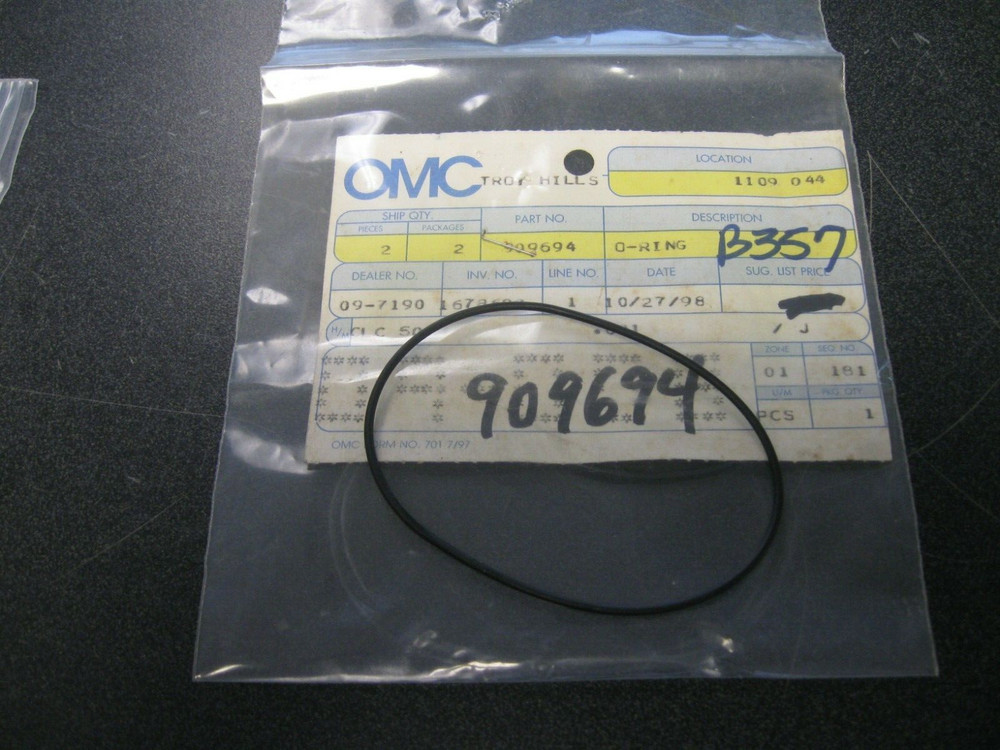 Johnson Evinrude OMC 0909694 O-Ring J268