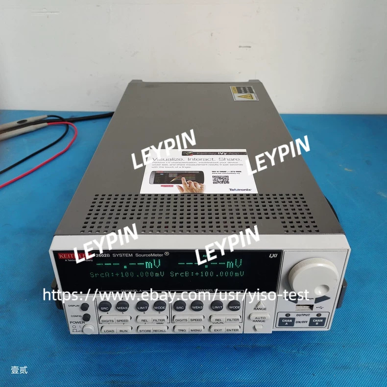 1PCS Keithley 2602B Source Meter SMU Dual Channel Source Meter 40V 3A #$