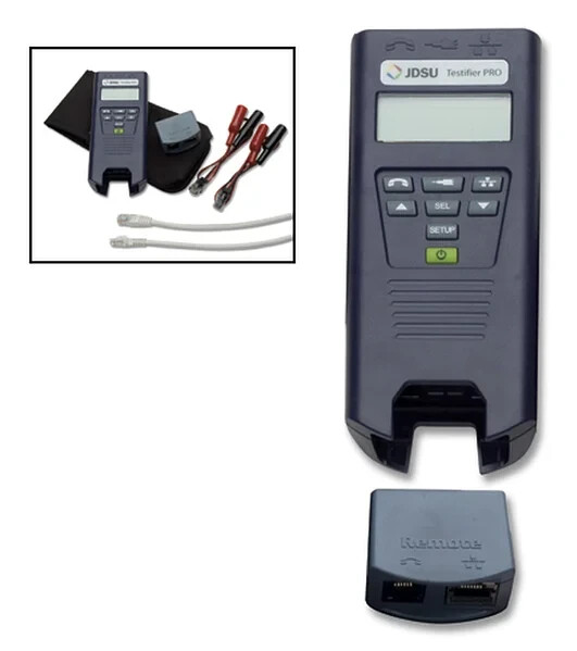 JDSU TP650 Testifier Pro Cable Length Meter, Tel Coax Data Cable Tester  Wire ID