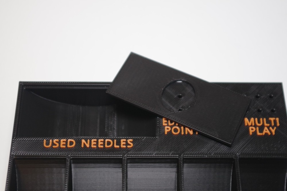 Storage Box for 78 RPM Phonograph Gramophone Needles - Various Compartments