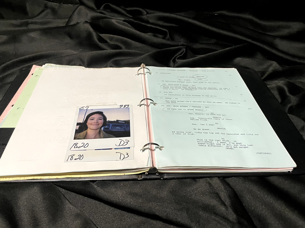 Northern Exposure Script with Cast Polaroids - Rosebud