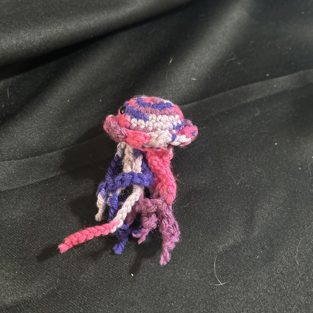 Mini Galaxy Crochet Pocket Jellyfish