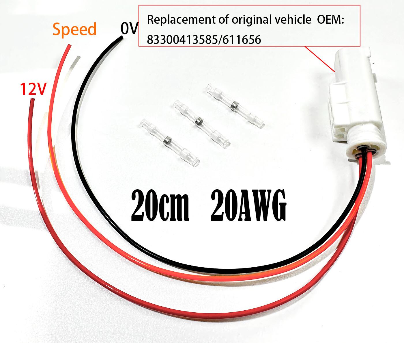 For BMW Motorrad Motorcycle Gps Repair Connector 83300413585/611656 12V 3 Pole