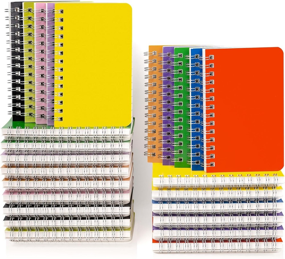 Small Notebooks Bulk, Mini Spiral Notebooks 40 Pas, Poet