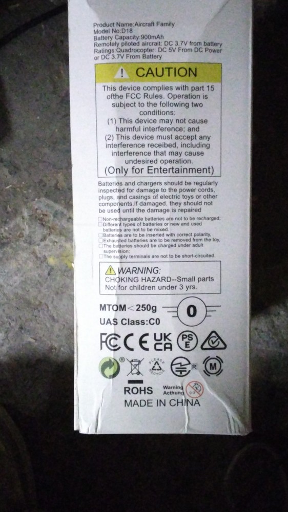 D18 Drone Dual Camera Obstacle Avoiding Headless Mode Large Capacity Battery