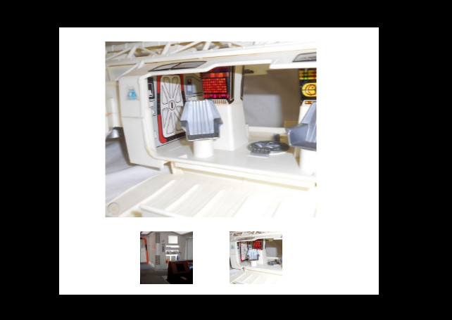 SPACE 1999 EAGLE ONE 1 MATTEL MISSING BULKHEADS REPLACEMENT INSERTS 2 ONLY CIFO*