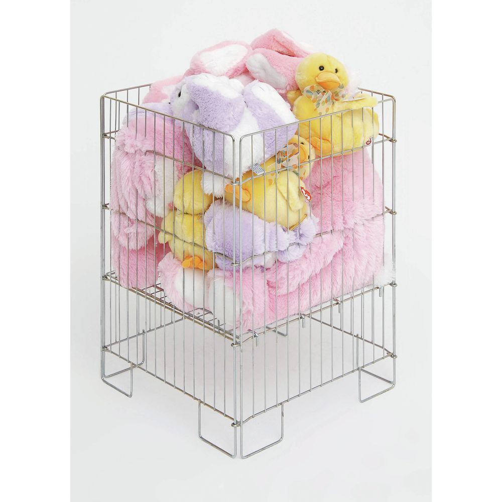 HUBERT Dump Bin Impulse Merchanding Rack Compact Adjustable 18 x 18 x 28