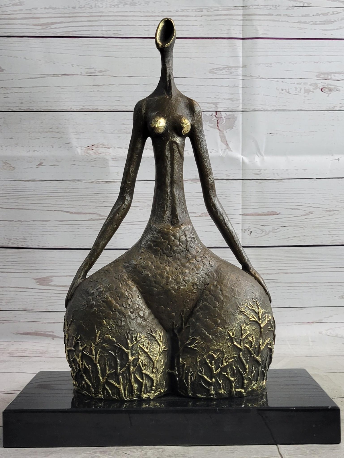 Nude Original Milo Abstract Female Botero Tribute Bronze Sculpture Statue