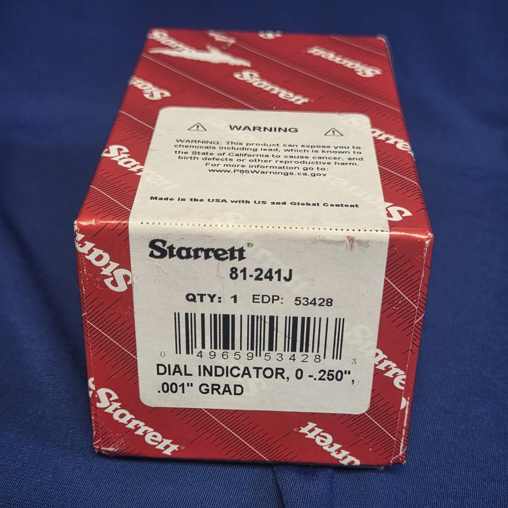 STARRETT - 81-241J - DIAL INDICATOR
