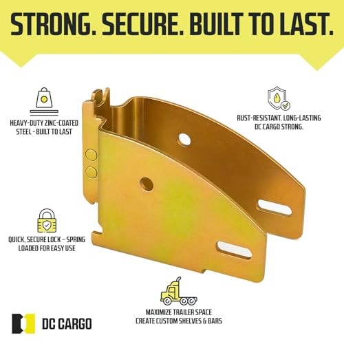 E Track Wood Beam End Socket Shelf Brackets Accessories () 4 Pack Fixed Hinge