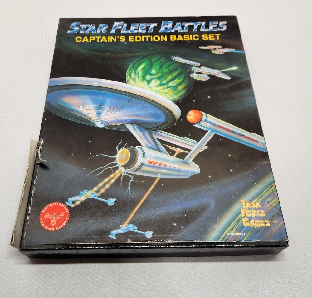 Star Fleet Battles Captains Edition Basic Star Trek Task Force complete Unpunch