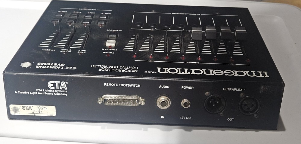 MC8C - ETA Imagenation Microprocessor Lighting Cntr- UNTESTED - No Power Supply
