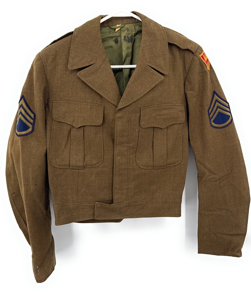 WWII Army Jacket Antiaircraft Command Sergeant