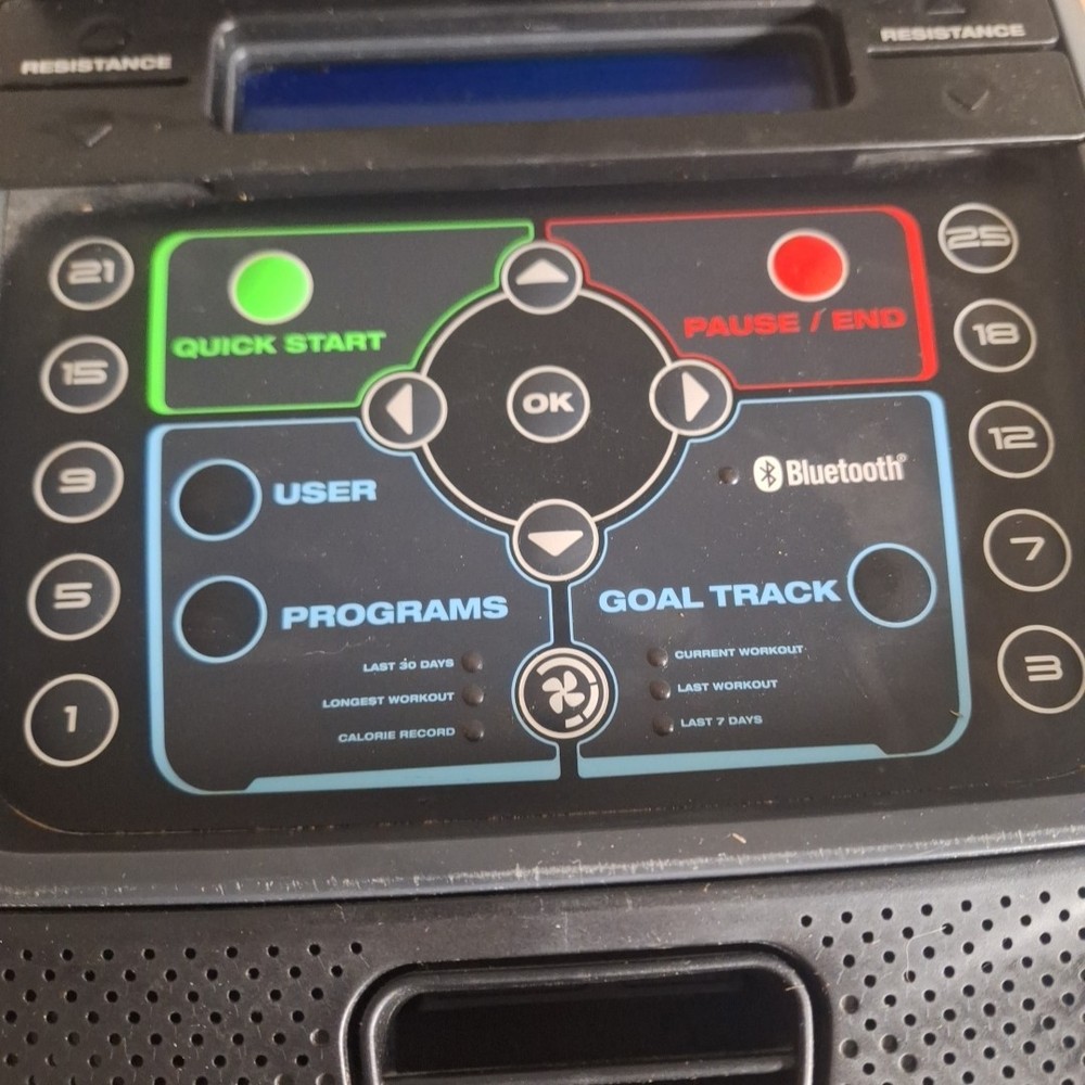 Schwinn 170 Upright Exercise Bike Console Control Panel Bluetooth Black