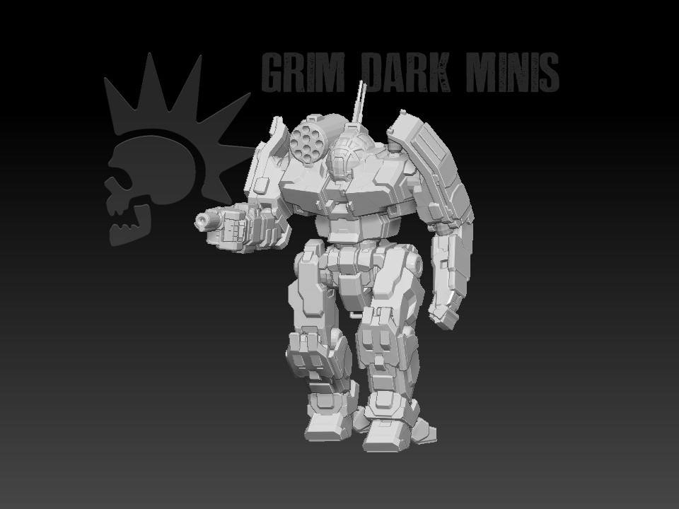 Griffin - BT proxy mech MWO Tech 1/265 Battle Scale