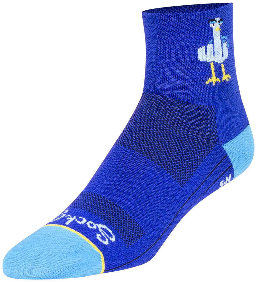 SockGuy Classic The Bird Socks - 3", Small/Medium