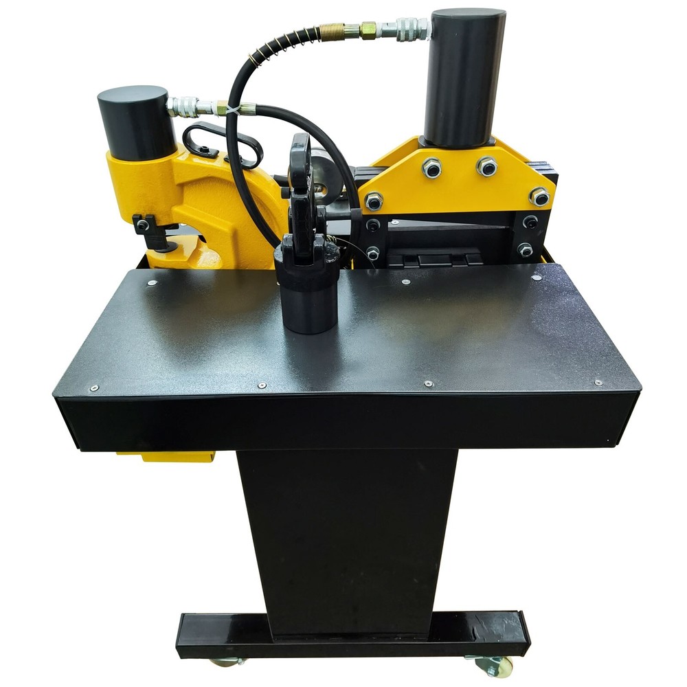 110V 750W 4 in 1 Multi-functional Electric Hydraulic Bus Processing Machine