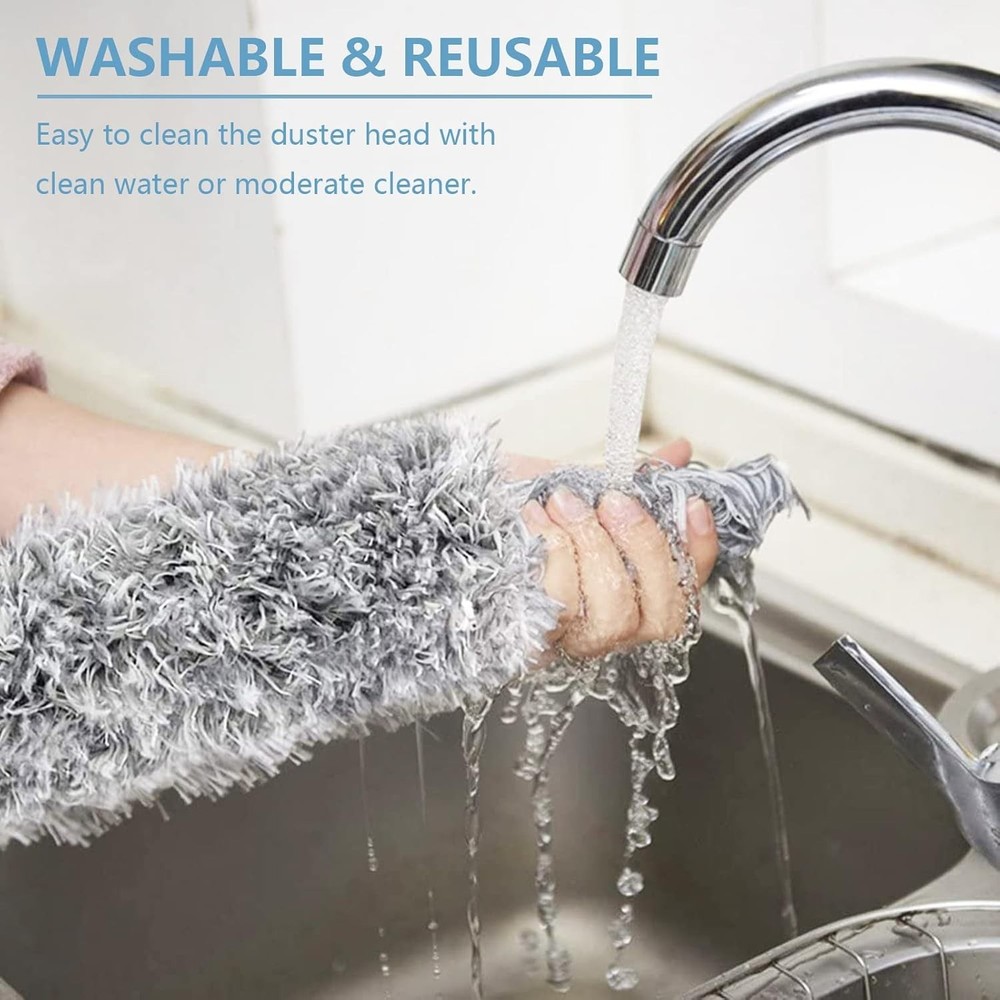 All-Purpose Extendable Duster - Microfiber Head, 30'' to 100'' , Soft Care