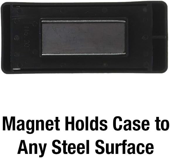 Master Lock Magnetic Key Holder 1 Pack Black Secure Hidden Storage Box Case