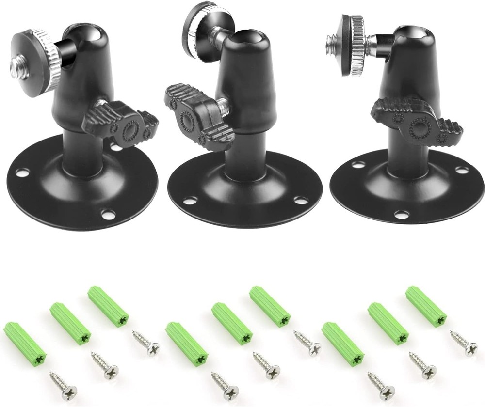 Versatile Wall Mount Bracket for Oculus Rift & Arlo Security Cameras - 3 Pack