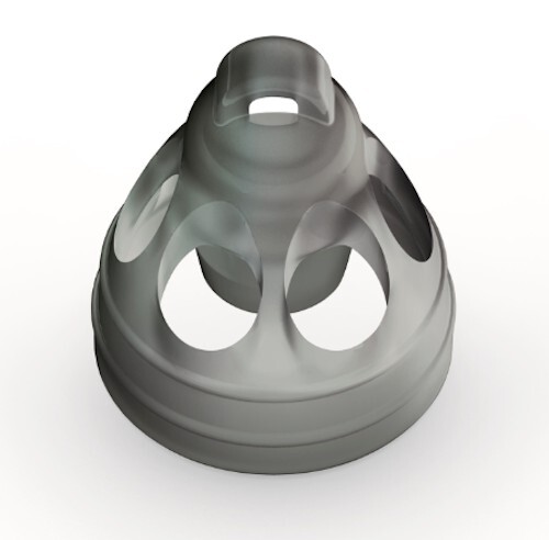 Medium Open Smokey Domes for Phonak & Unitron Hearing Aids - 10 Pack!