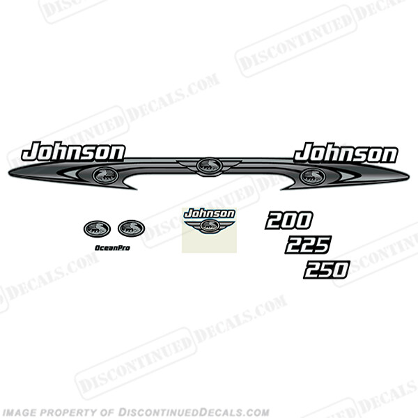 Fits Johnson 225hp OceanPro Decals - Wrap Around