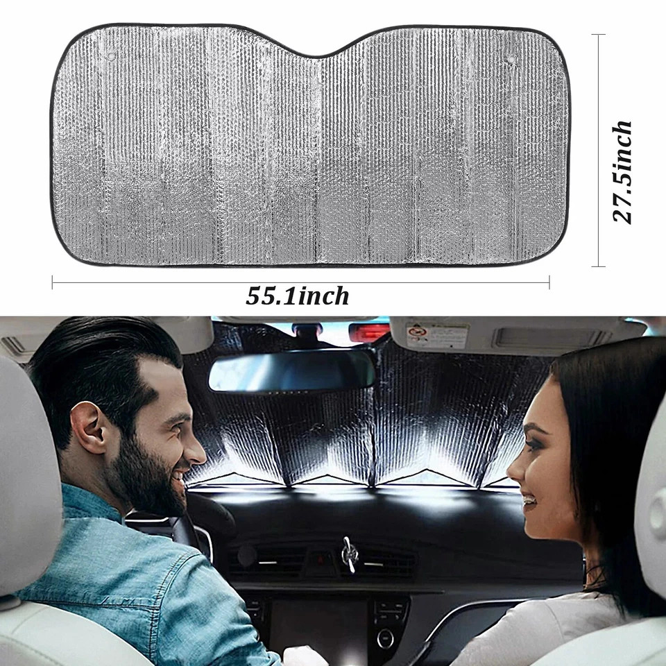 Foldable Car Windshield Front Window Sun Shade Cover Visor UV Block Protector