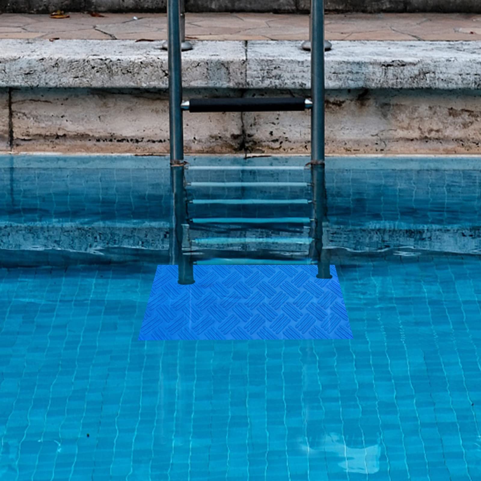Swimming Pool Ladder Mat Protective Pool Ladder Pad Step Mat Non-Slip Texture