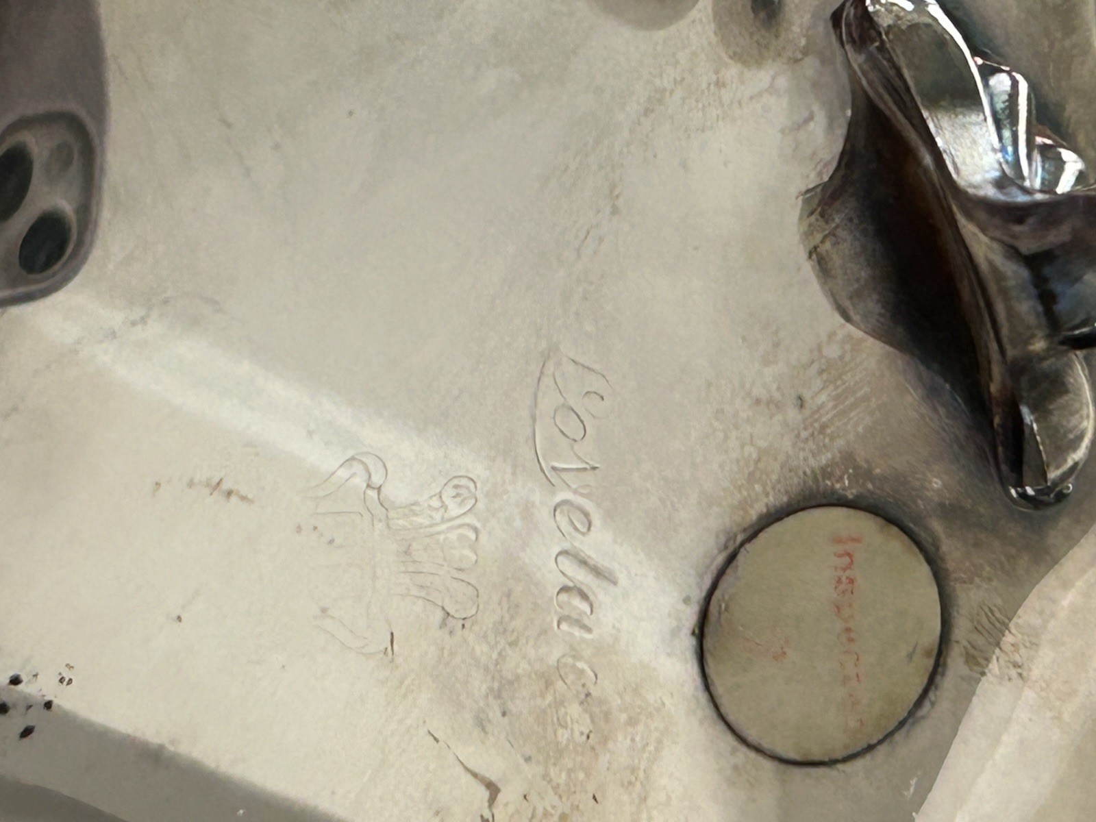 Lovelace Footed Candy Dish Silverplate