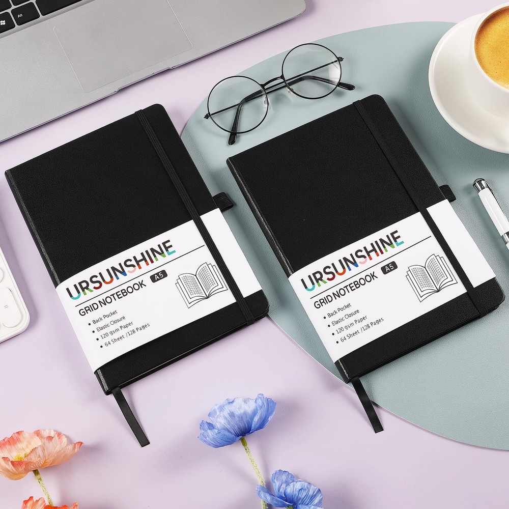 Graph Grid Paper Notebook/Journal - Classic Journal/Notebook with Grid, Black