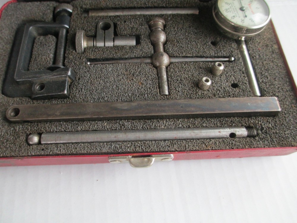 STARRETT 196 UNIVERSAL BACK PLUNGER DIAL INDICATOR SET B57
