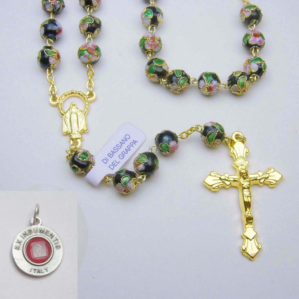 Bassano Ceramic Rosary - Black